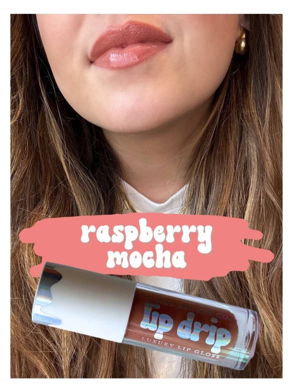 BRAND NEW Luxury Gloss — Raspberry Mocha Brown-Pink Shine
